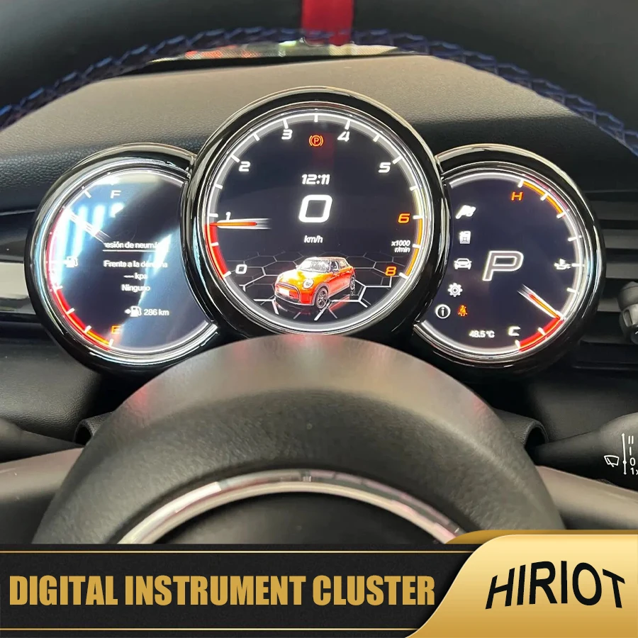 Digitaler Drehzahlmesser, Instrumentenanzeige, Cluster für BMW Mini Cooper 2004–2023, R56 R55 R57 F55 F56 F57 Tacho-Armaturenbrett-Panel Image