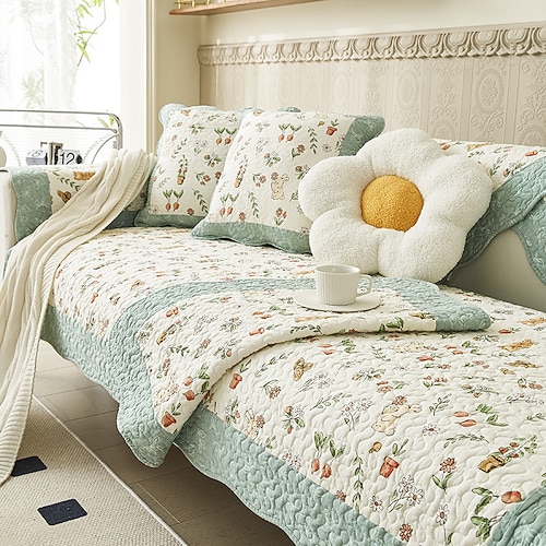 copridivano trapuntato in cotone copridivano componibile con motivo geometrico boho copridivano antiscivolo copridivano protezione per mobili per cani animali domestici