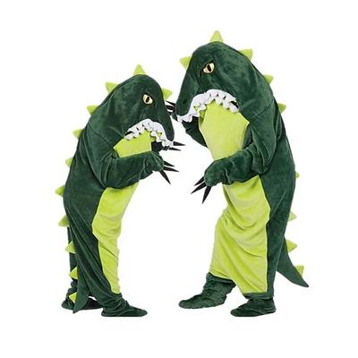Paare Dinosaurier Hai Halloween Gruppen Familienkostüme Kinder Erwachsene Unisex Lustige Kostümparty Homewear Halloween Karneval Einfache Halloweenkostüme Image