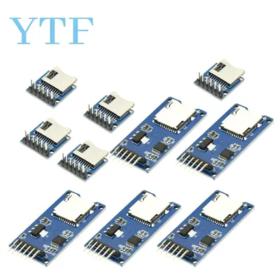 1-50PCS Micro SD Card Module TF Card Reader/writer SPI Interface With Level Conversion Chip for