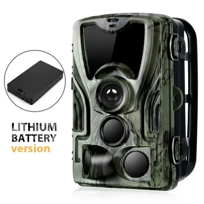 Trail Hunting Camera With a 5000Mah Lithium Battery 20MP HC801A-LI 1080P Night Version Photo Traps