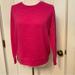 J. Crew Tops | J. Crew Top Sweatshirt Raspberry Pink Crewneck Long Sleeve Preppy Size S | Color: Pink | Size: S