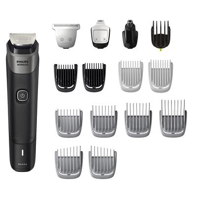 Multigroom Series 5000 18 Piece, Beard Face, Hair, Body Hair Trimmer for Men - NO BLADE OIL