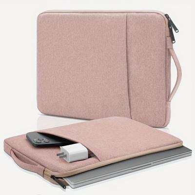 TEMU 13.3/14/15.6 Inch Laptop Sleeve, Felt Bag, Briefcase, Oxford Fabric, Slim Business Tablet Case, Computer , Protective Cover With Handle