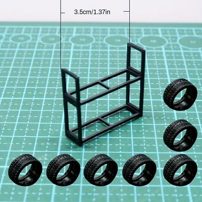 TEMU Scale Display Holder, Model Car Garage Scene Accessory, Repair Shop Tool Set, Miniature Prop, Abs Material, Suitable For Ages 14+