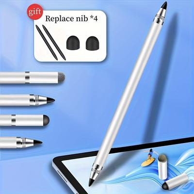 TEMU Stylus Pen For Touchscreen, 4-in-1 Stylus Pen For Ipad, High Sensitivity & Precision Suitable For All Touch Screens Of Iphone/ipad/android Tablets