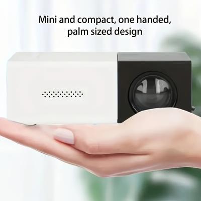 TEMU + Hd Mini Projector - 3d , , With Handy Remote For Christmas, Gift