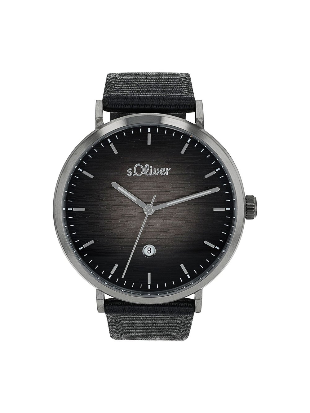 s.Oliver Quarzuhr Herren grau, 19 Image