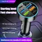 8 Port Car Charger 100w 4USB A+4Type C Fast Charging Car Mobile Phone Adapter For Xiaomi IPhone