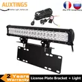 Barra luminosa a LED universale da 20 pollici 126W + cablaggio staffa targa paraurti anteriore adatto per camion ATV SUV 4x4 trattore auto veicolo