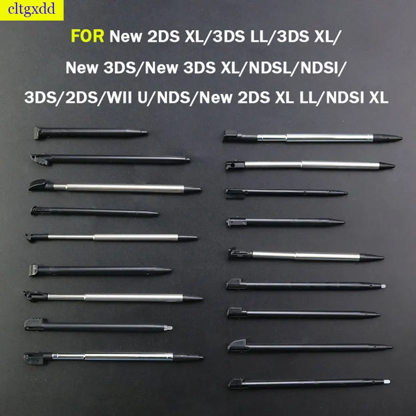 Touchscreen Stift Kunststoff Metall Versenkbaren Stylus für 2DS 3DS Neue 2DS LL XL Neue 3DS XL LL für NDSL NDSi NDS DS Wii 2DS