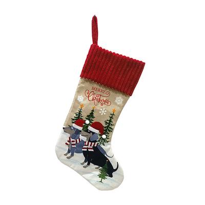 Christmas Stocking Decorations for Pets, Christmas Gift Bags, Socks for Christmas, Fireplace Christmas Tree Ornaments