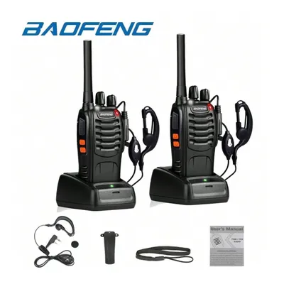 2pcs Baofeng BF-88E portable wireless Handheld walkie16CH UHF 446.00625-446.19375MHz 12.5KHz Channel