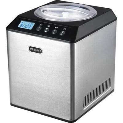 ICM-201SB Upright Automatic Ice Cream Maker with Built-in Compressor, no pre-freezing, LCD Digital