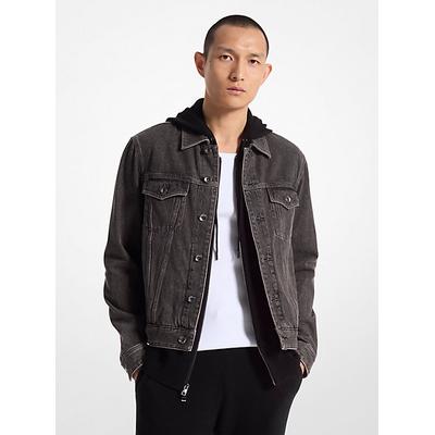 Michael Kors Denim Trucker Jacket Grey L