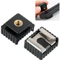 Staffa per slitta calda Flash Adattatore per montaggio su slitta calda standard a vite 1/4 per supporto per luce da studio Treppiede Accessorio per fotografia Speedight