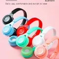 Cuffie per bambini auricolari Bluetooth Wireless caschi pieghevoli Stereo cuffie da gioco cuffie Over-ear per musica Android ios