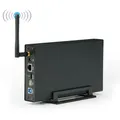 Custodia portatile per SSD HDD da 3,5'' USB portatile Rj45 Ethernet NAS Server streaming rete per