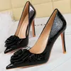 BIGTREE Schuhe Stein Gemusterte Blumen Frauen Pumpen Mode High Heels Rose Dekoration Frauen Schuhe Stilettos Sexy Party Schuhe 2023