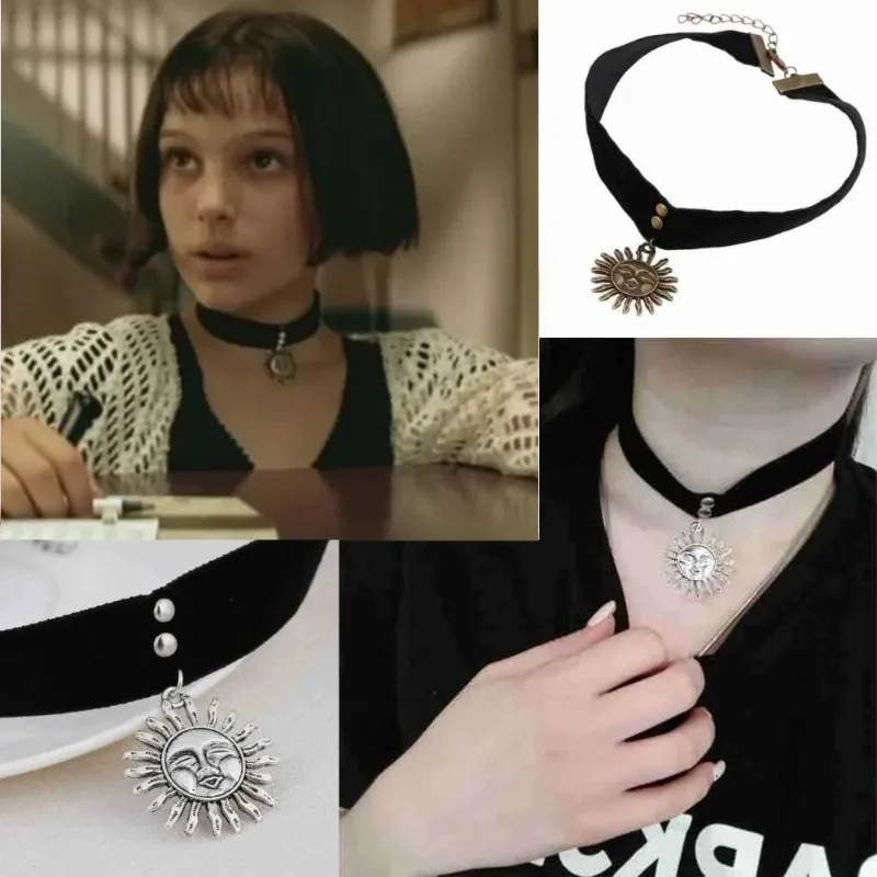 Accessoires de cosplay de film de la Saint-Valentin, pendentif Lolita Mathilda Sun, collier Kchain de la présidence, collier féminin, accessoires de vêtements pour femmes, professionnel