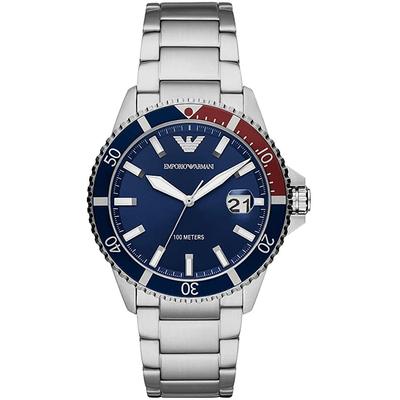 Emporio Armani Diver Silber Herren Armbanduhr AR11339