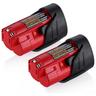 Lot de 2 batteries de rechange Milwaukee 12V 3.5Ah pour Milwaukee M12 48-11-2411 48-11-2420