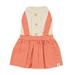 Gingham Dog Dress X-Small Orange, Orange / Cream