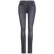 Street One Jeans "York" Damen steel grey net wash, Gr. 29-32, Baumwolle, Slim Fit, Jeanshose, Mid Waist mit Leg, Knopf und Reißverschluss, 5 Pocket, Baumwollmix Stretchanteil