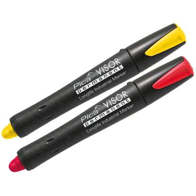 Permanent-Marker Visor 990 Set rot, gelb - Pica Image