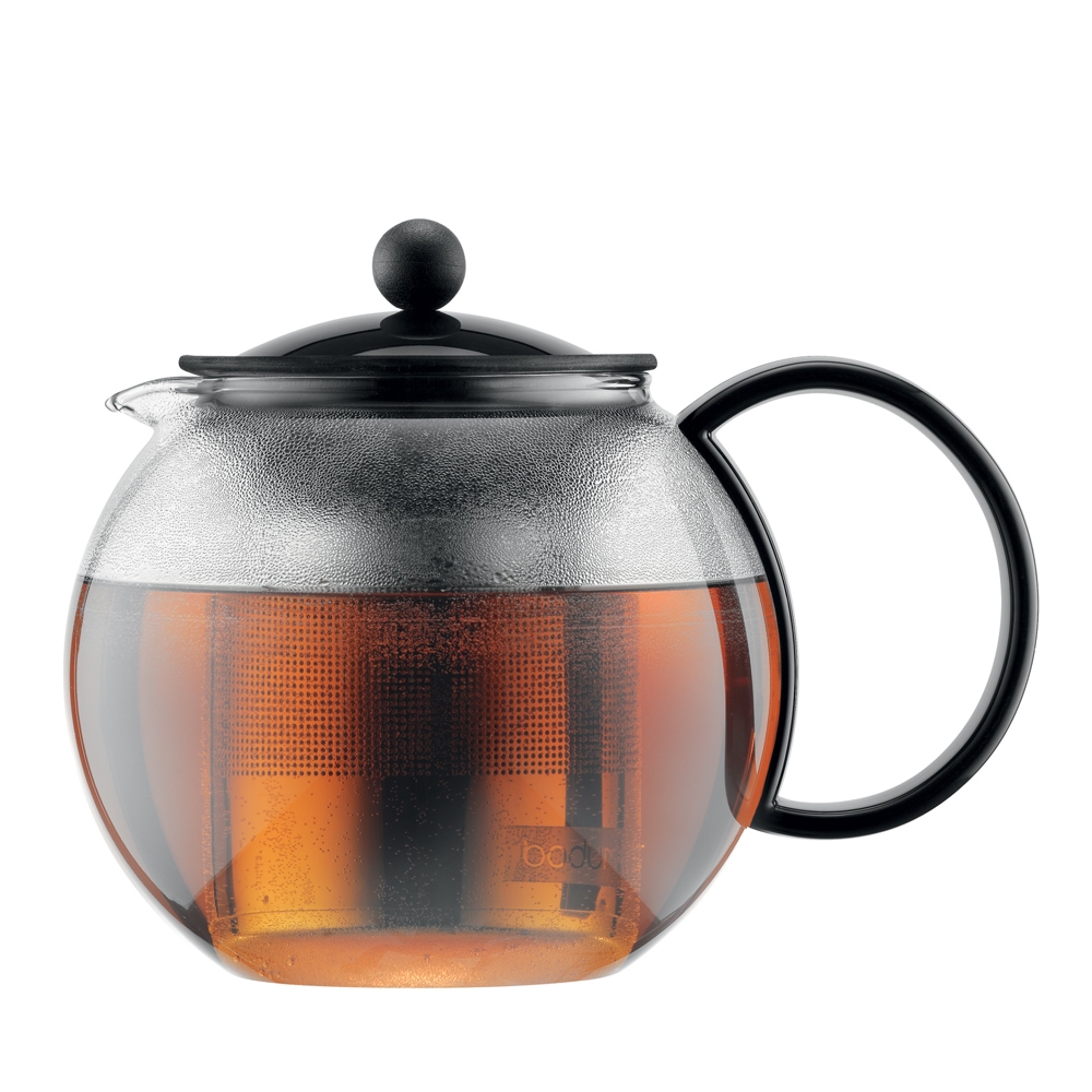 BODUM Teekanne mit Kolben ASSAM 1 L Schwarz 1805-01 Image