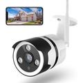 Fortuneville - Telecamera di Sicurezza WiFi da Esterno, Telecamera di Sicurezza WiFi fhd 1080P,