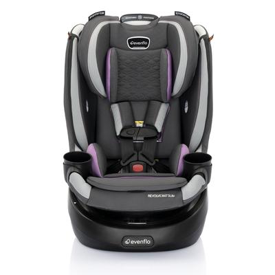 Revolve360 Slim 2-in-1 Rotational Car Seat with Quick Clean Cover (Sutton Purple)