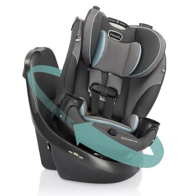 Revolve360 Slim 2-in-1 Rotational Car Seat (Carver Blue)