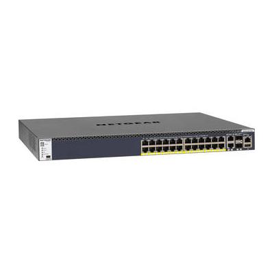 Netgear M4300-28G-PoE+ 26-Port 1G/10G PoE+ Compliant Managed Network Switch with SF GSM4328PA-100NES