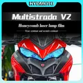 Per Ducati Multistrada V2 2022 fari fanali posteriori a nido d'ape lampada laser pellicola adesivi protettivi parti modificate accessori