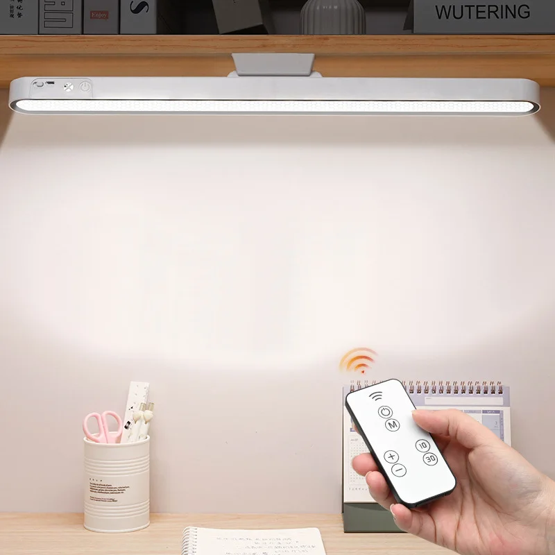Lampada da scrivania remota 48cm 30cm Luce notturna sospesa magnetica Lampada da tavolo ricaricabile USB Lampada da lettura a LED per specchio da comodino
