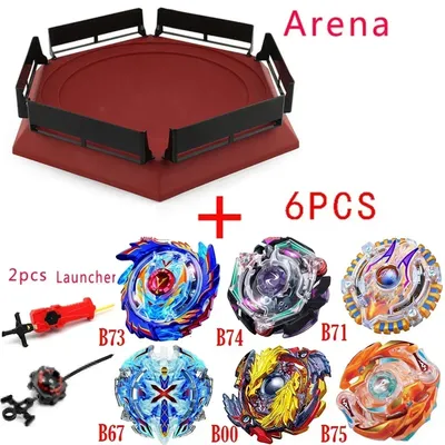 NEW Tops Launchers Beyblade Burst Set Toys with Starter and Arena Bayblade Metal God Blayblade Top