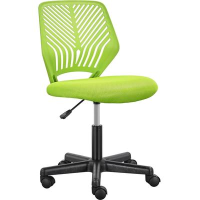 Bürostuhl Ergonomisch Schreibtischstuhl ohne Armlehnen Drehstuhl mit Rücklehne Arbeitsstuhl Image