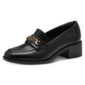 Pumps TAMARIS Gr. 38, schwarz Damen Schuhe Blockabsatz, Slipper, Schlupfschuh, Halbschuh, Touch It-Ausstattung