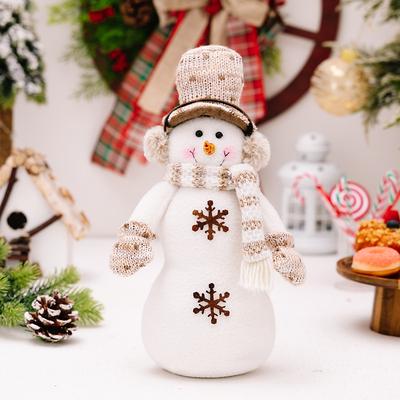 Creative Santa Claus Figurine, Christmas Themed Snowman Decoration for Home Decor