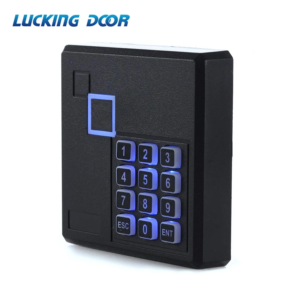 Nähe RFID ID-Kartenleser Tür Zugangs kontrolle Tastatur leser 125kHz wiegand 26 Bit Farbe black103 Image