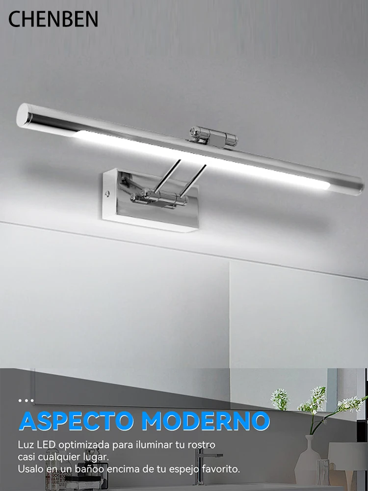Wand leuchten LED-Spiegel leuchten Badezimmer wasserdichte LED-Flach lampe moderne Innenwand-Badezimmer beleuchtung machen Lese lampe