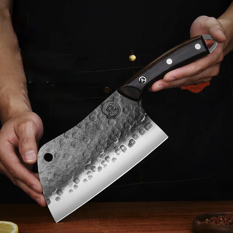 Seiko Material Haushalts schmiede messer, Küchen koch spezielles Holzgriff messer, scharfes Fleisch messer, kleines Knochen messer schneiden