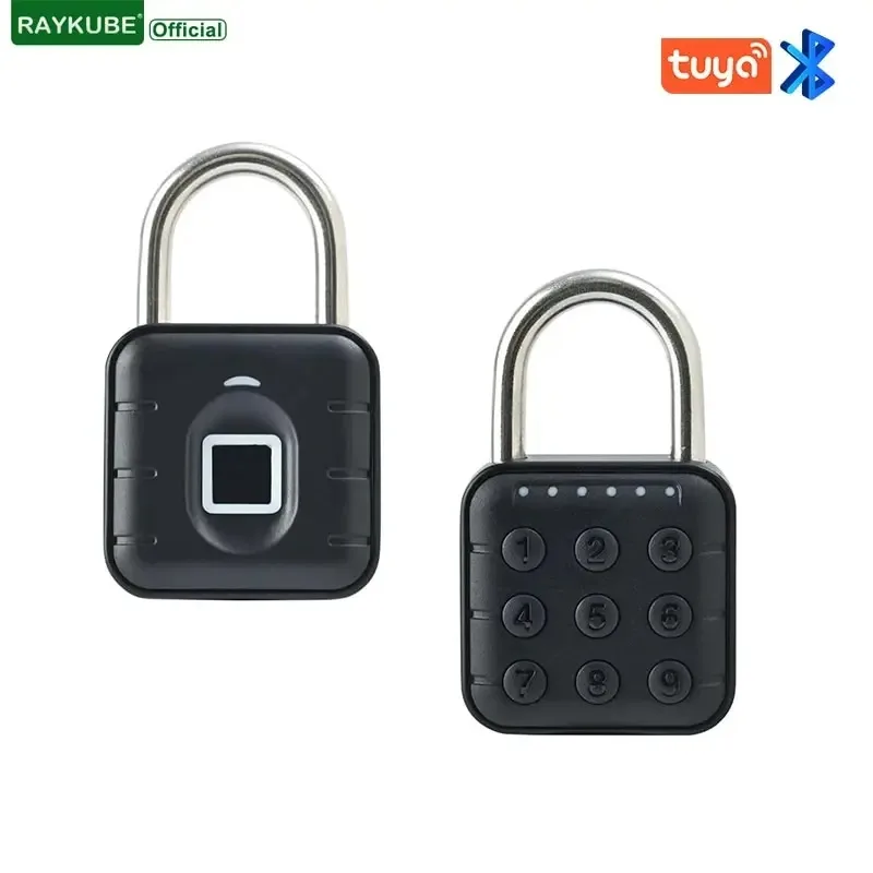 Elektronisches Schloss Tuya Bluetooth Fingerabdruck-Vorhängeschloss Digitales Gepäckschloss APP Temporäres Passwort aus der Ferne IP67 Dekompressionsspielzeug Image