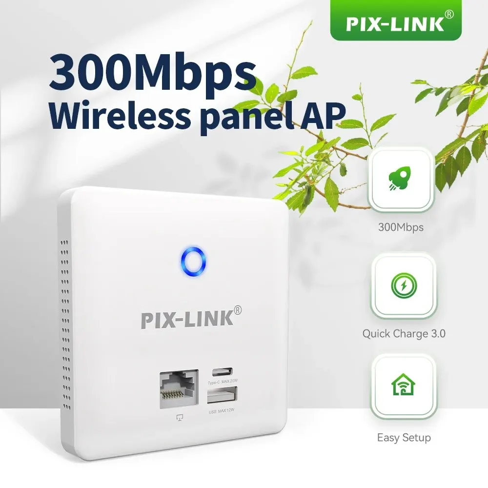 Pix-link cap08 300m 2,4g high power indoor-hap access point omni direktion ale abdeckung wifi basisstation antenne router Image