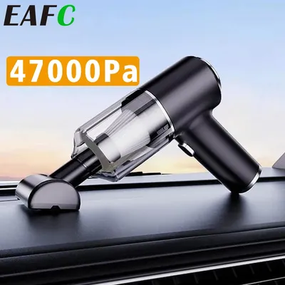 Eafc Auto Staubsauger tragbarer kabelloser Staubsauger 47000pa starker Saug-Hands taub sauger leistungs starker Gebläses taub für Carhome Image