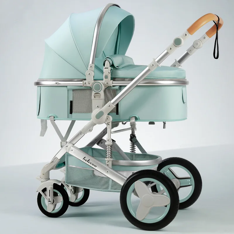 Neugeborenen 2 In 1 Kinderwagen, Luxus hoch landschaft kinderwagen, Klapp kinderwagen, reise Kinderwagen, baby trolley auto, baby kinderwagen