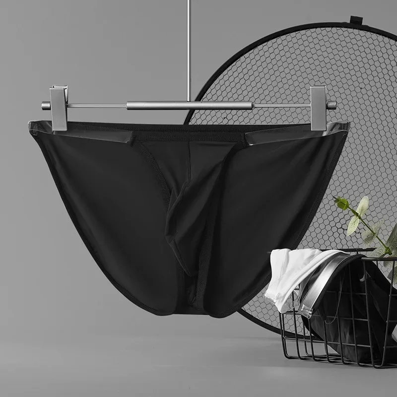 Gtopxman Herren unterwäsche sexy transparente Slips niedrige Taille atmungsaktive dünne Eisse ide sexy Herren Unterwäsche Image
