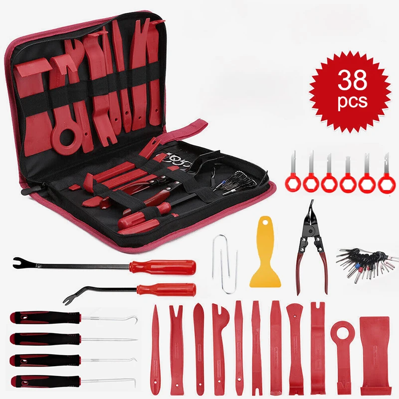 Auto Trim Puller Set Auto Interieur Demontage Kit Kunststoff Trim Entfernung Werkzeug Auto Clips Puller DIY Panel Werkzeuge Auto tragbare Werkzeuge Image