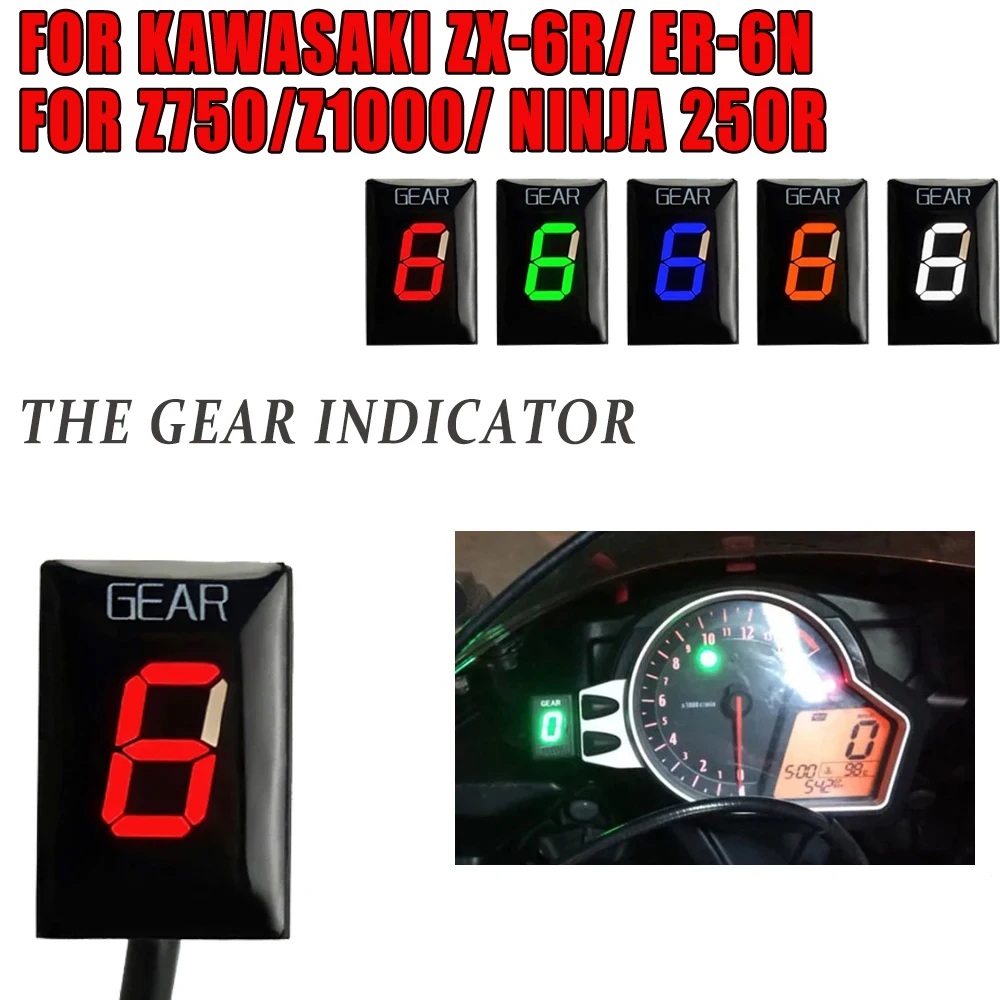 Für kawasaki ZX-6R ZX-6RR z750 z1000 ER-6N er6f ninja 250r 400r 650r versys 650 vulcan 900 zubehör zahnrad anzeige anzeige